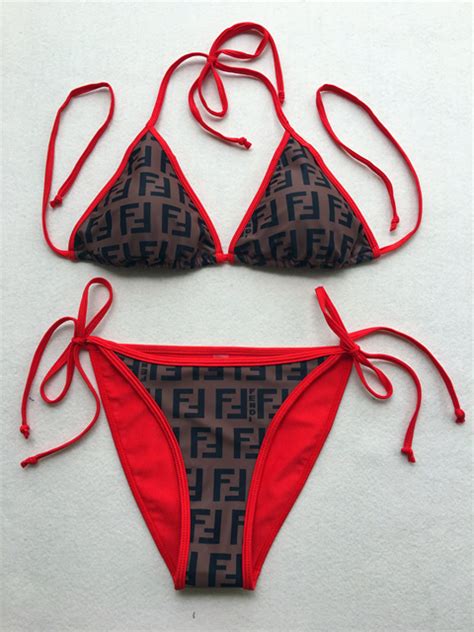 fendi fake swimsuit|fendi high waisted bikini.